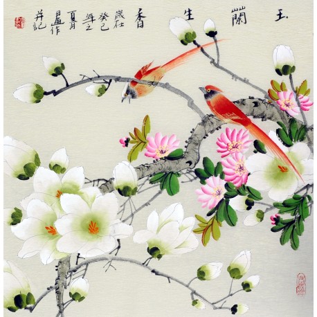 Chinese Flowers&Trees Painting - CNAG012232