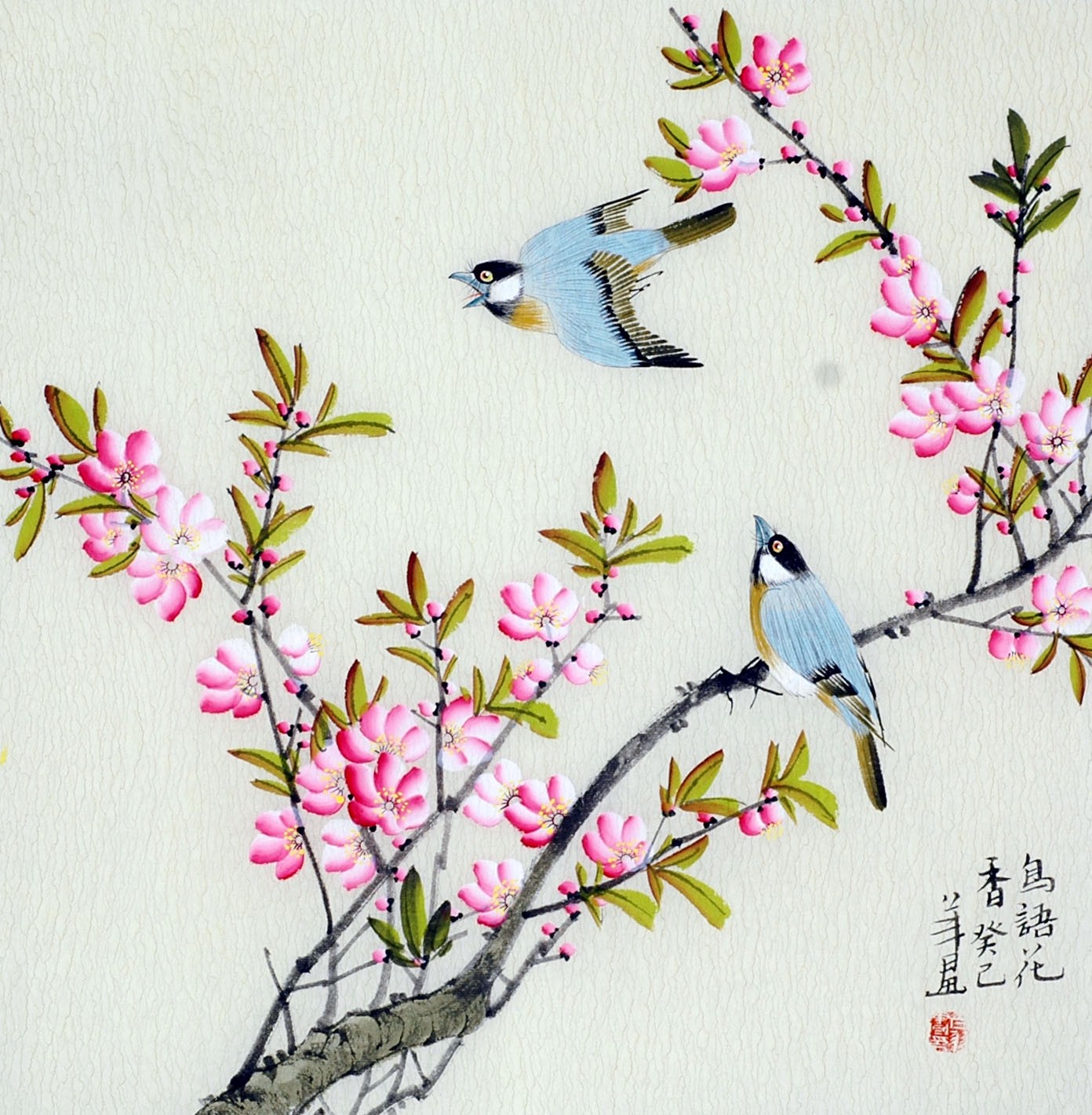 Chinese Flowers&Trees Painting - CNAG012234