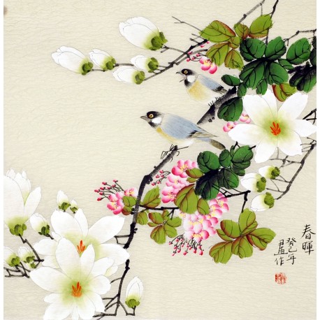Chinese Flowers&Trees Painting - CNAG012239