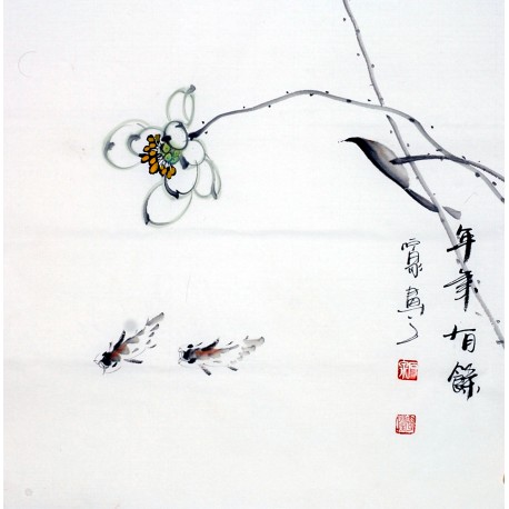 Chinese Flowers&Trees Painting - CNAG012254