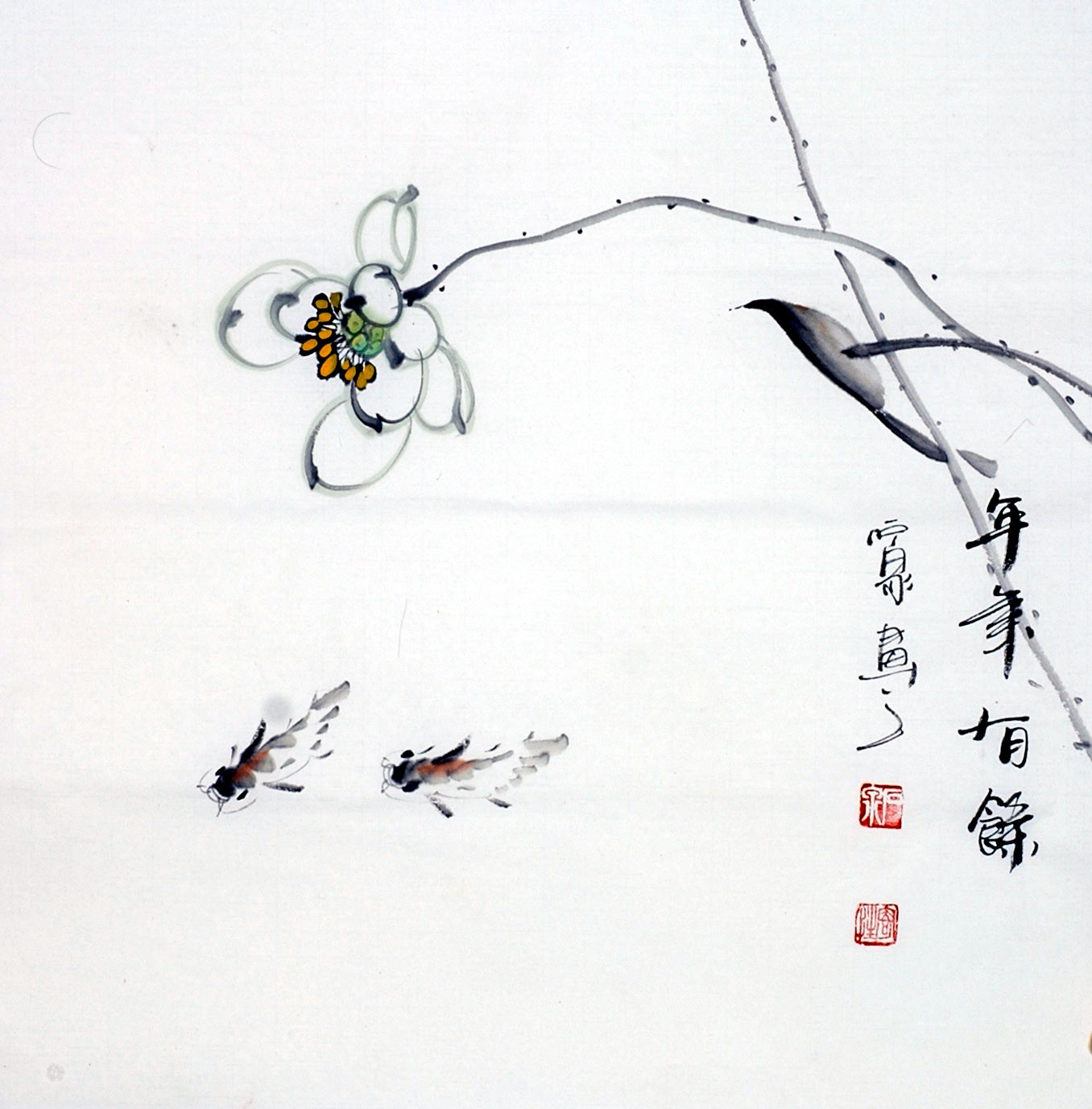 Chinese Flowers&Trees Painting - CNAG012254