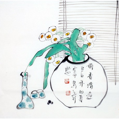 Chinese Flowers&Trees Painting - CNAG012260