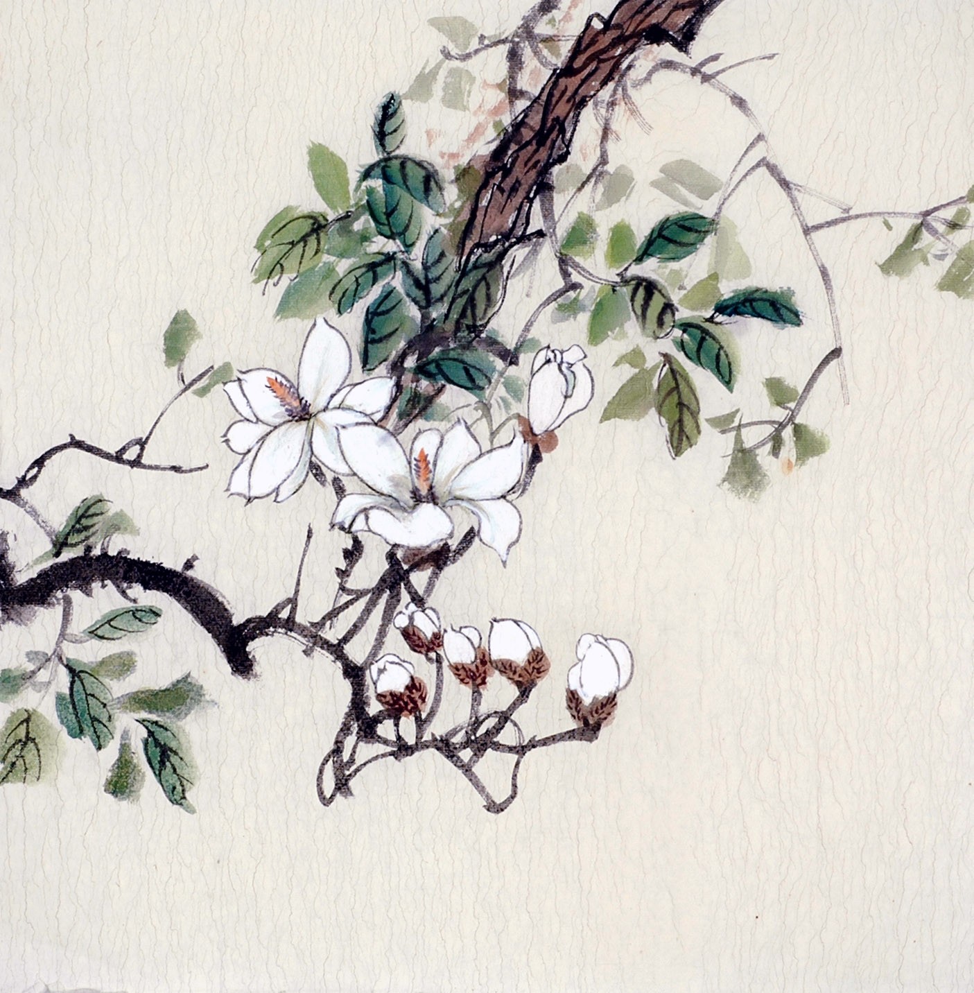 Chinese Flowers&Trees Painting - CNAG012268