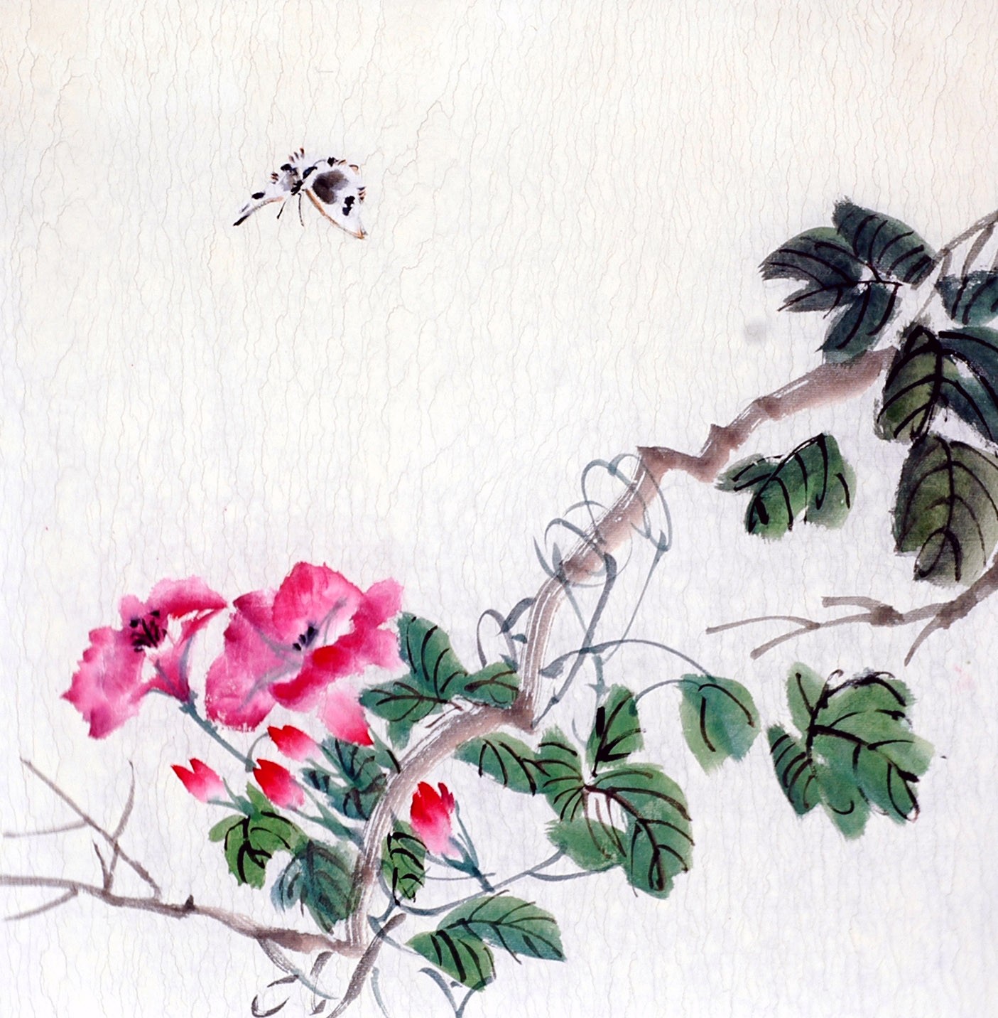 Chinese Flowers&Trees Painting - CNAG012288