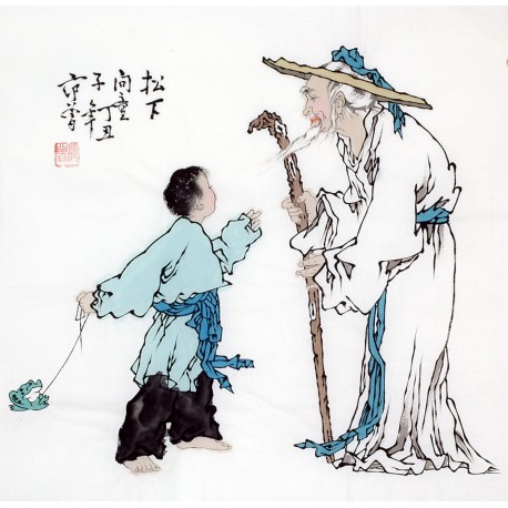 Chinese Figure Painting - CNAG012292