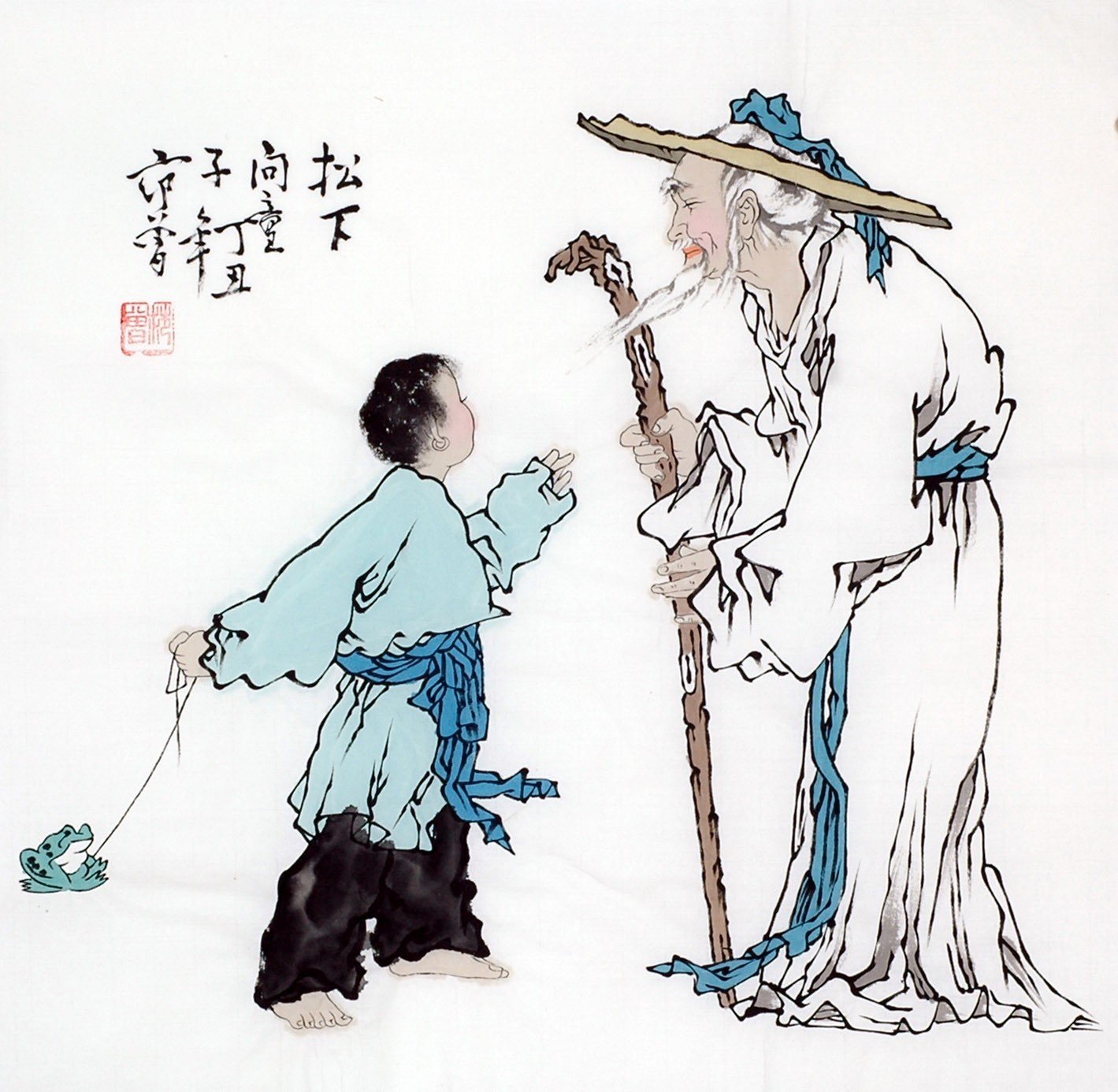 Chinese Figure Painting - CNAG012292
