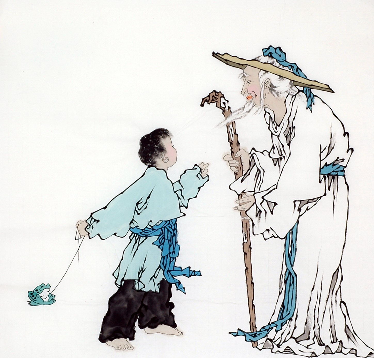 Chinese Figure Painting - CNAG012294