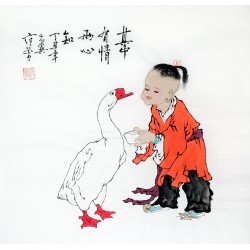 Chinese Figure Painting - CNAG012296