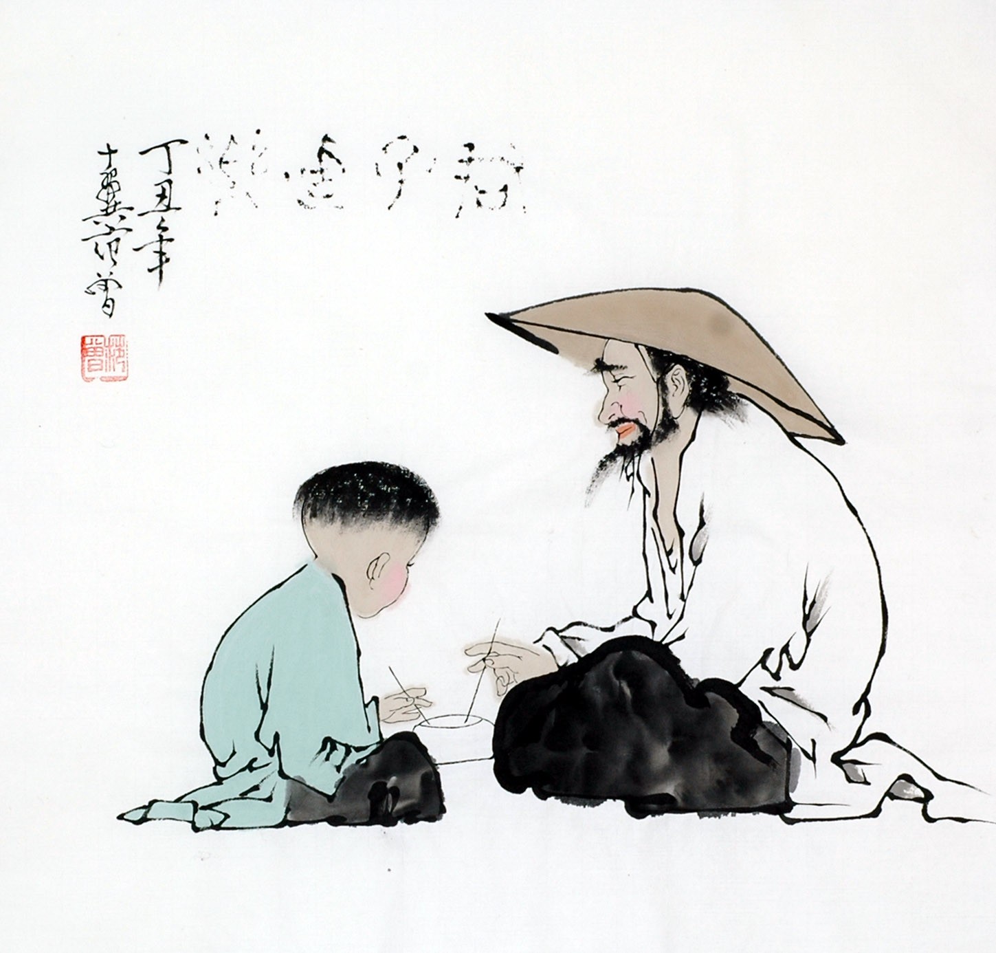 Chinese Figure Painting - CNAG012299