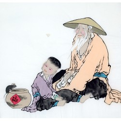 Chinese Figure Painting - CNAG012300