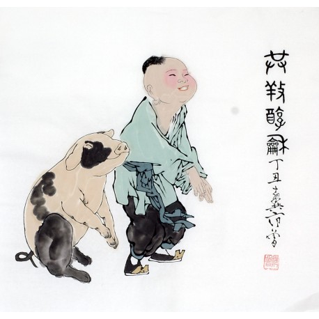 Chinese Figure Painting - CNAG012302