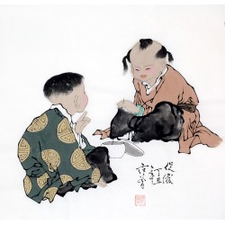 Chinese Figure Painting - CNAG012303