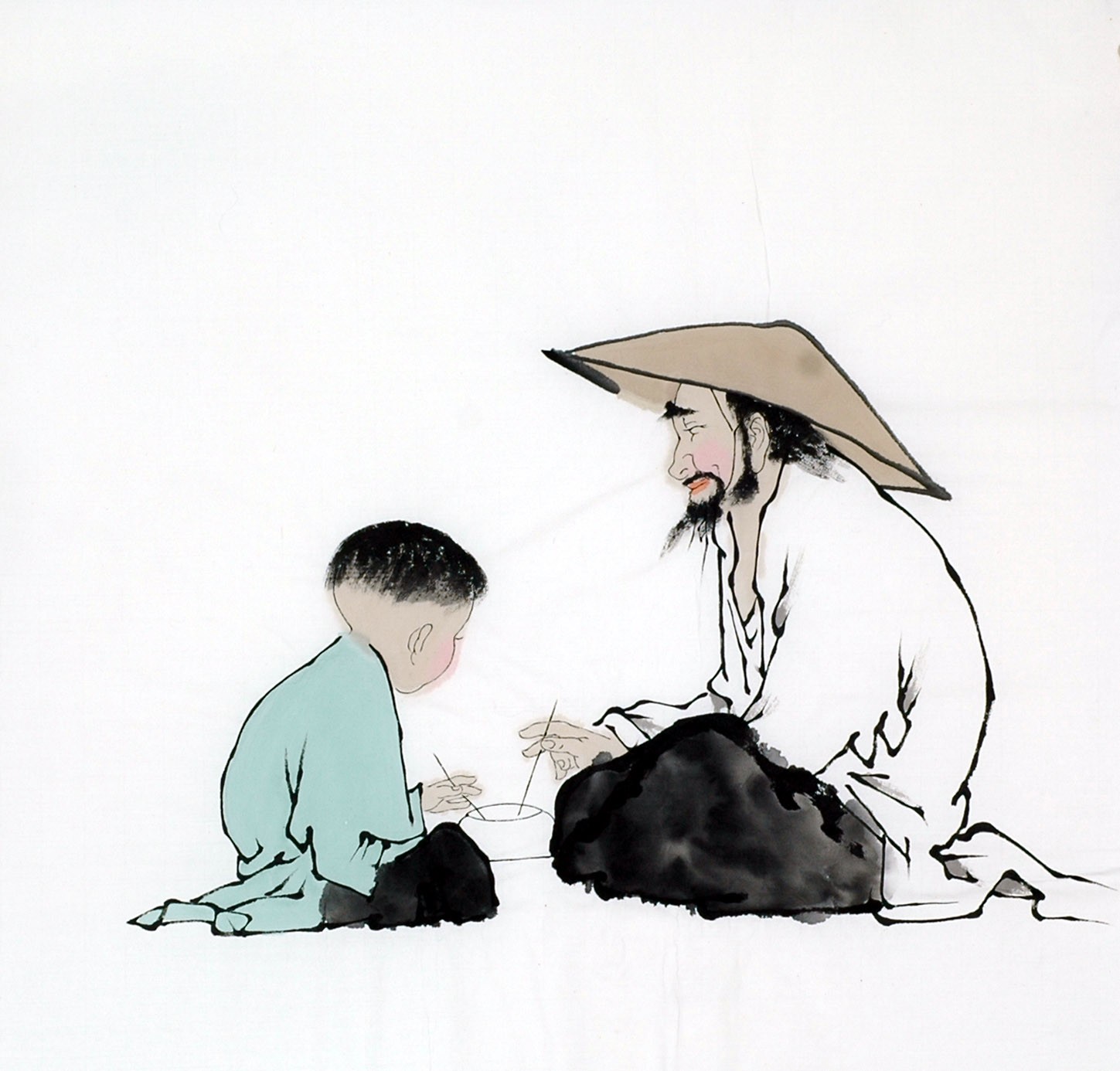 Chinese Figure Painting - CNAG012307