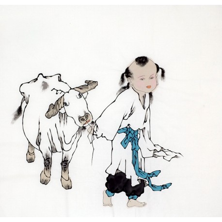 Chinese Figure Painting - CNAG012308