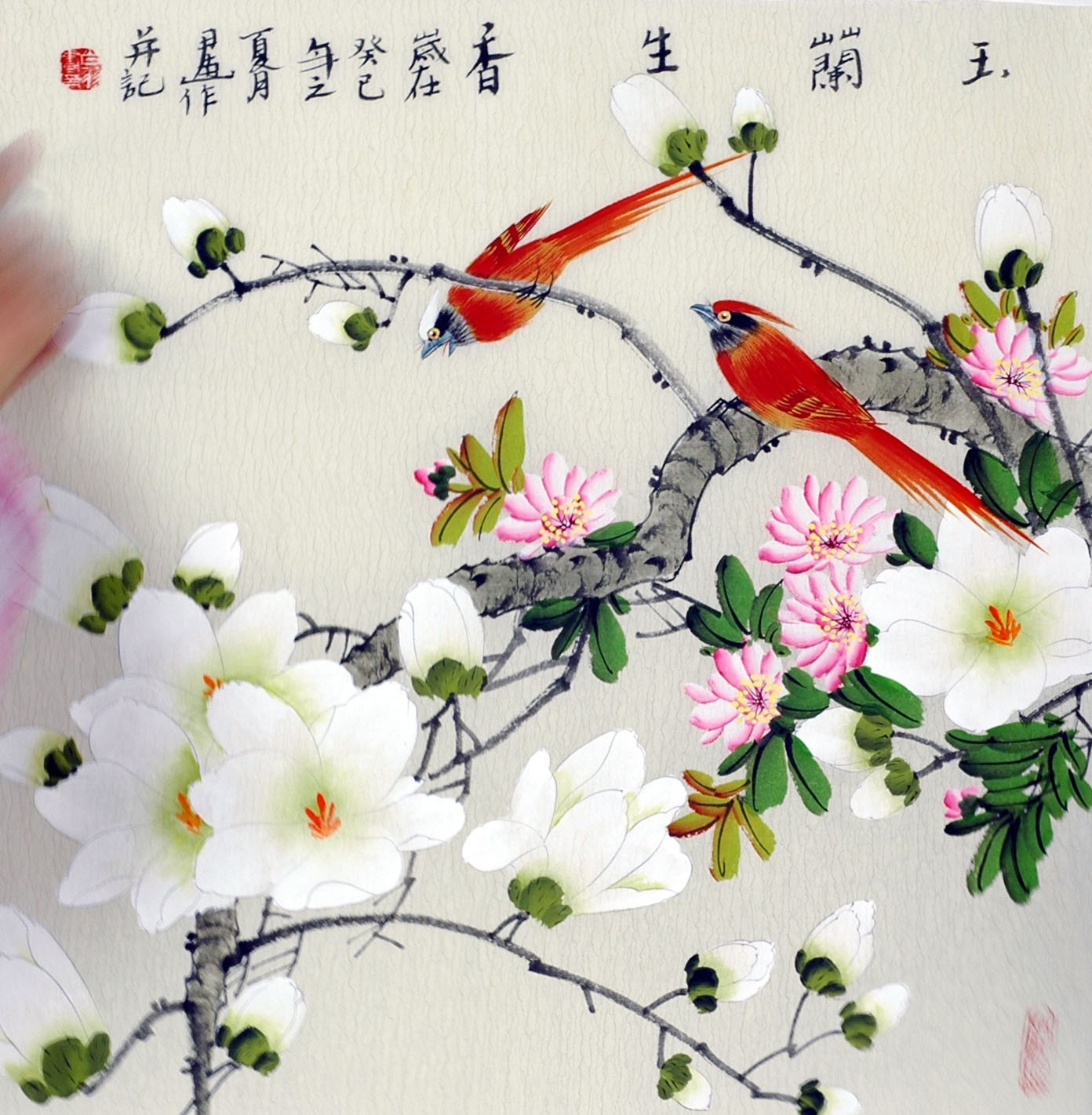 Chinese Flowers&Trees Painting - CNAG012315