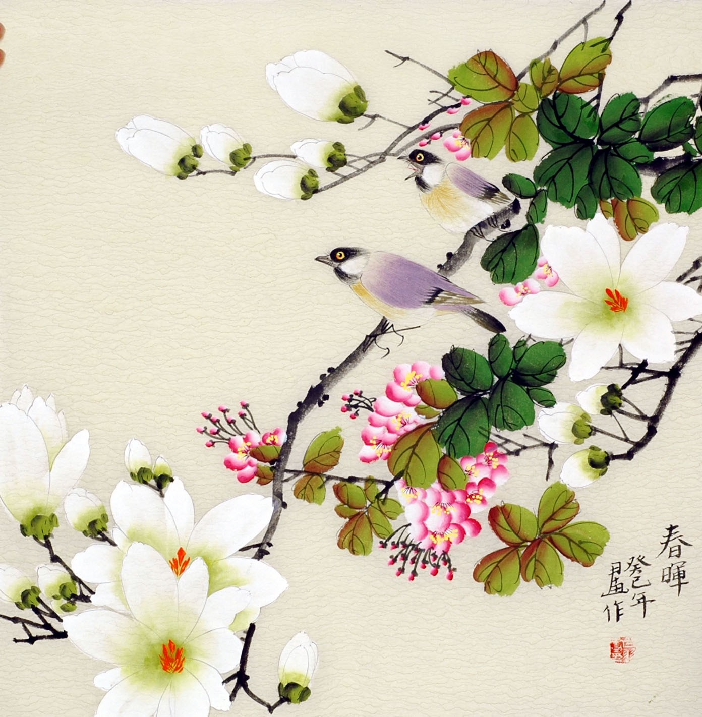 Chinese Flowers&Trees Painting - CNAG012316