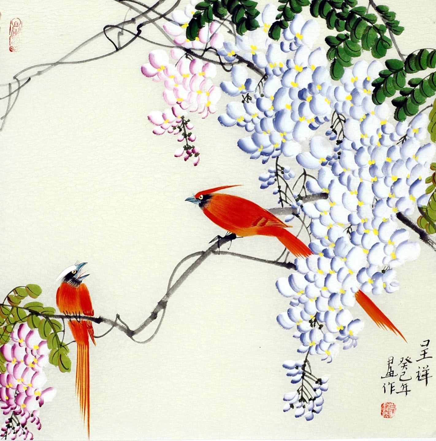 Chinese Flowers&Trees Painting - CNAG012317