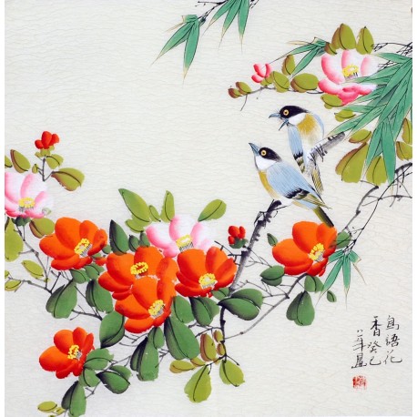 Chinese Flowers&Trees Painting - CNAG012323