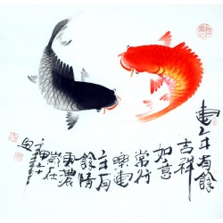 Chinese Fish Painting - CNAG012351