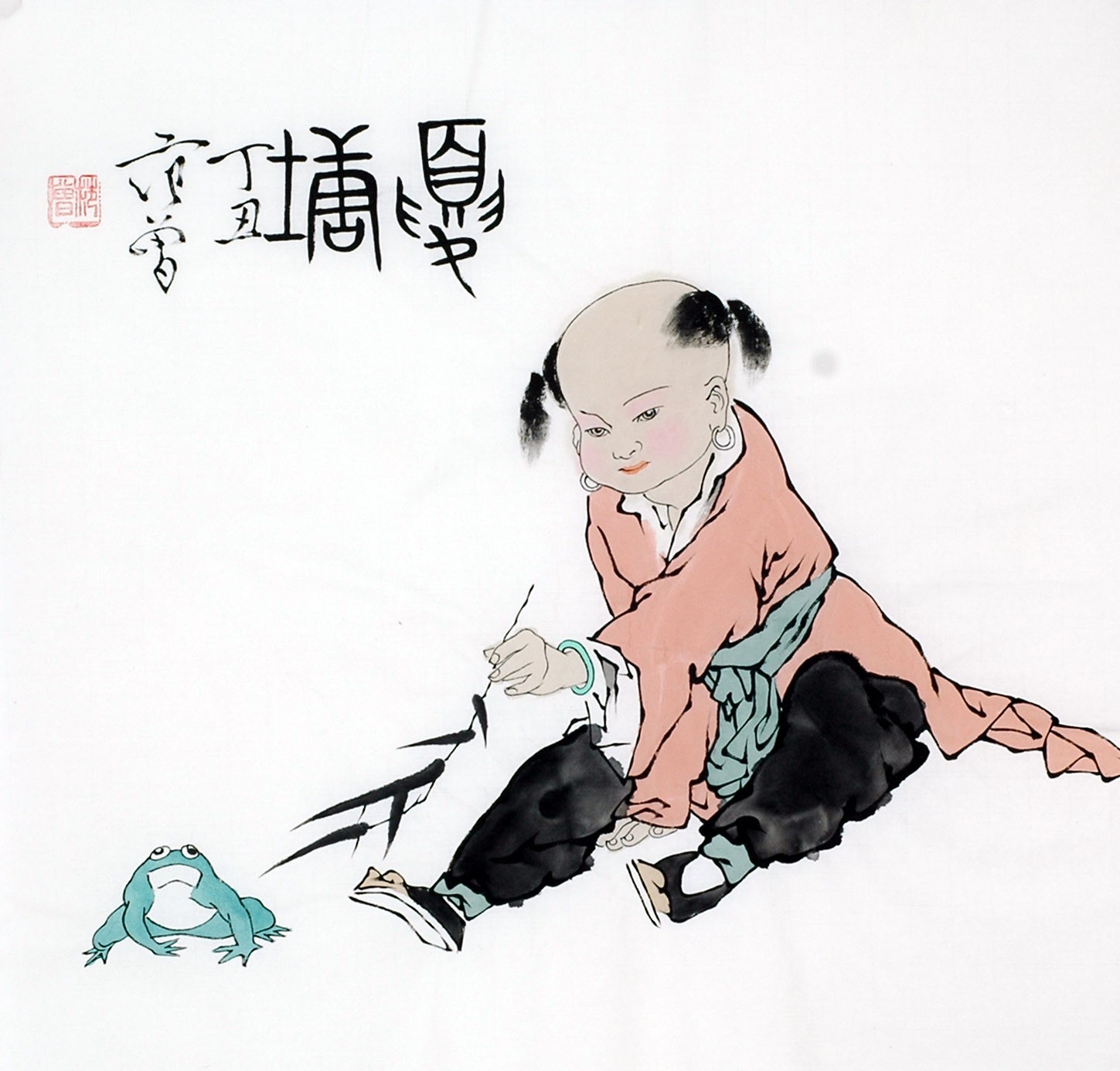 Chinese Figure Painting - CNAG012363