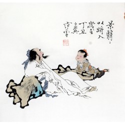 Chinese Figure Painting - CNAG012374