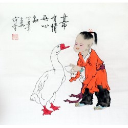 Chinese Figure Painting - CNAG012379