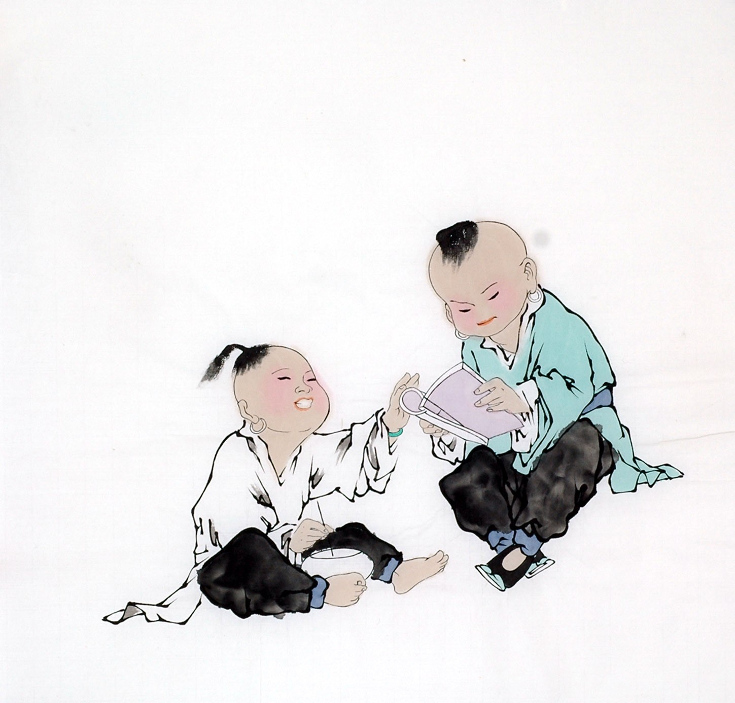 Chinese Figure Painting - CNAG012380
