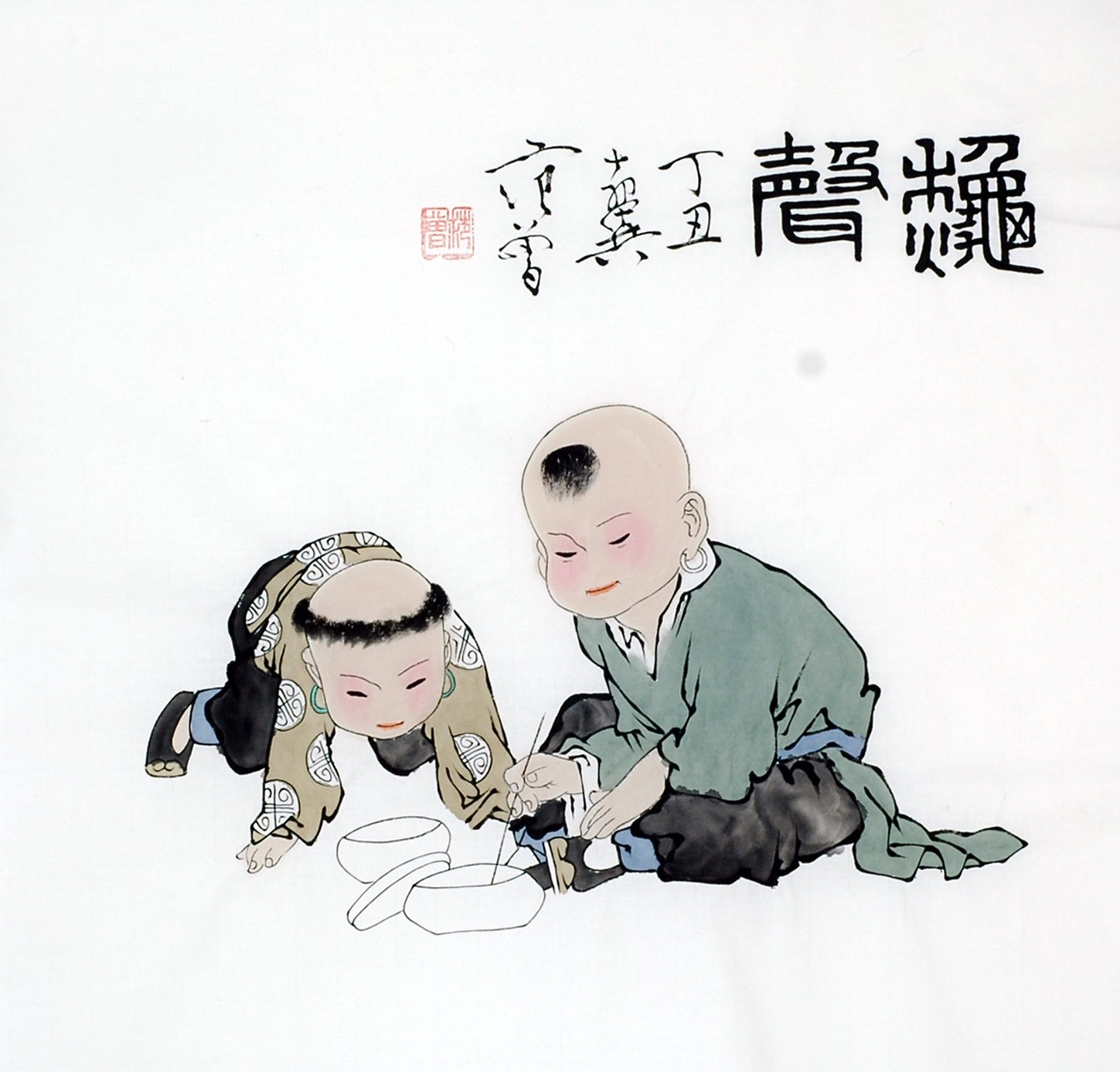 Chinese Figure Painting - CNAG012384