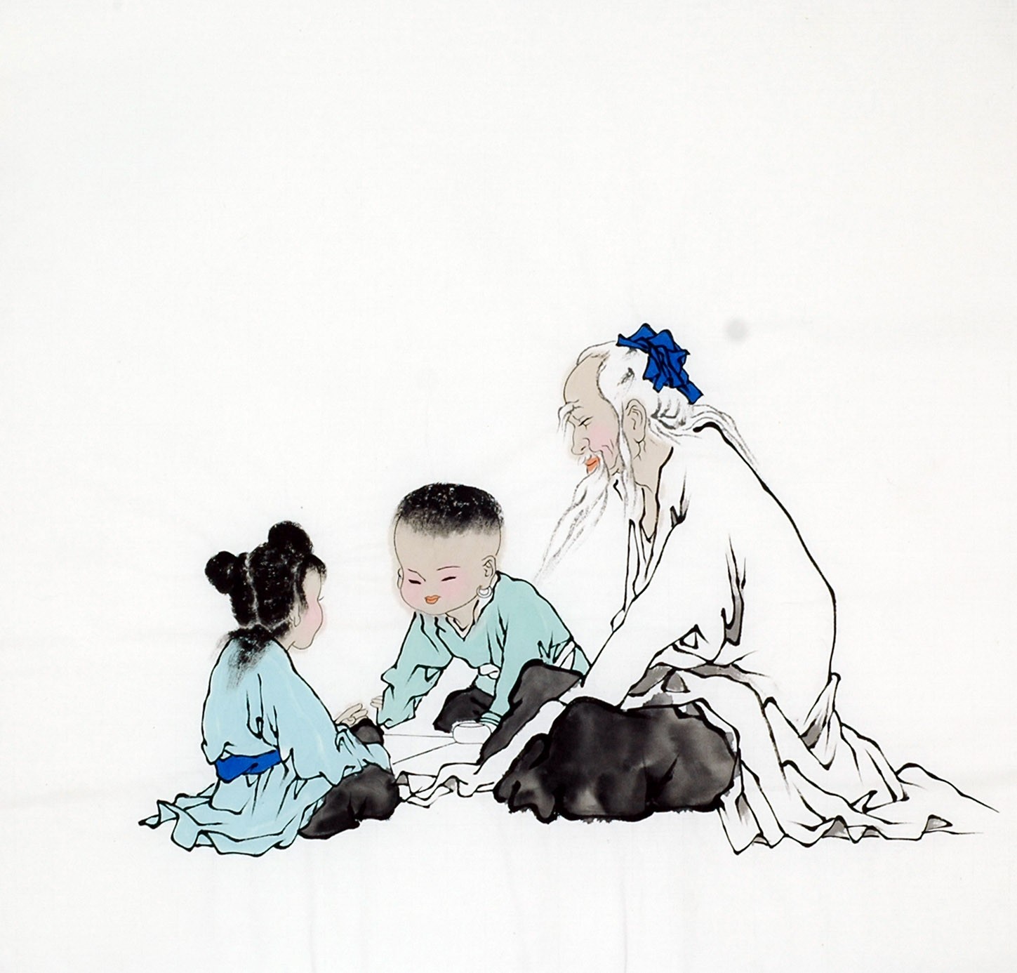 Chinese Figure Painting - CNAG012394