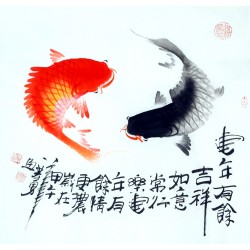 Chinese Fish Painting - CNAG012398