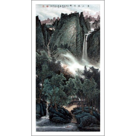 Chinese Landscape Painting - CNAG012458