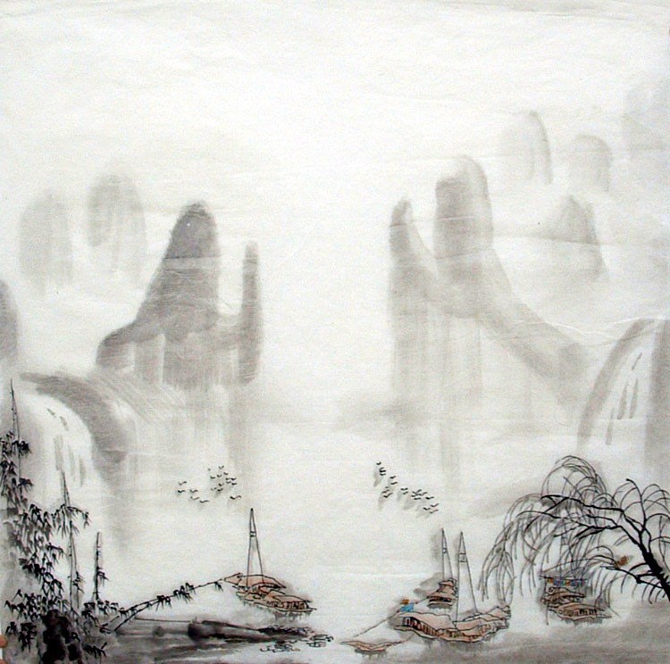 Chinese Landscape Painting - CNAG012459