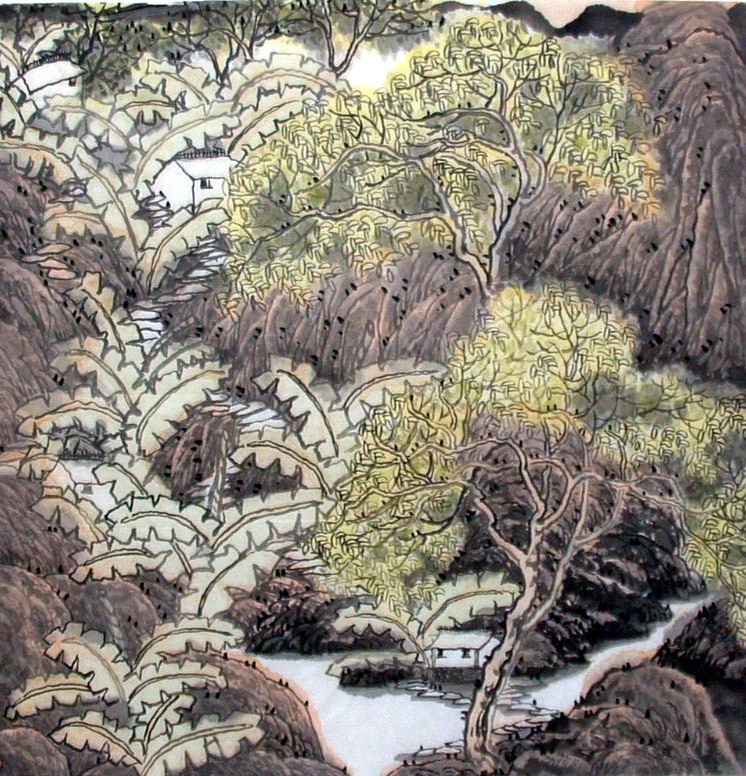 Chinese Landscape Painting - CNAG012465