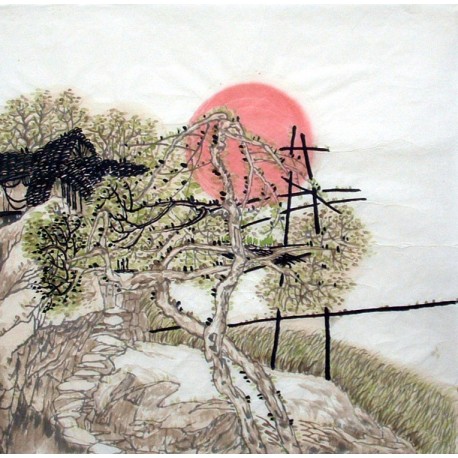 Chinese Landscape Painting - CNAG012467