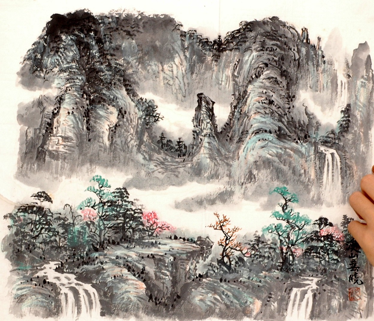 Chinese Landscape Painting - CNAG012471