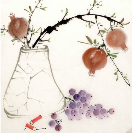Chinese Flowers&Trees Painting - CNAG012473