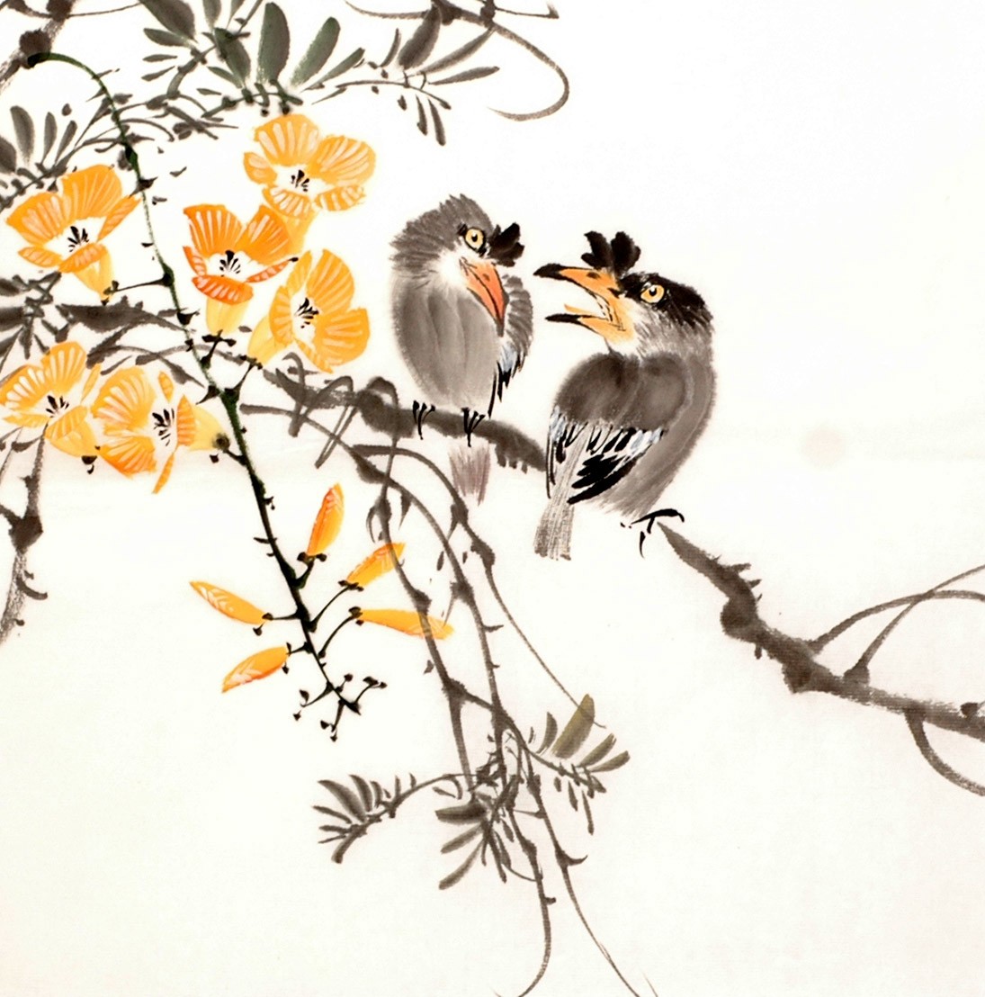 Chinese Flowers&Trees Painting - CNAG012486