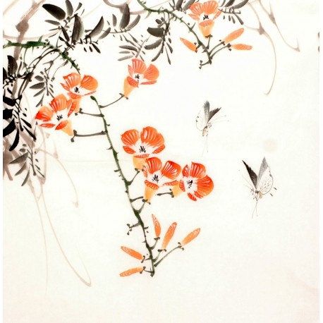 Chinese Flowers&Trees Painting - CNAG012495
