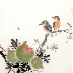 Chinese Flowers&Trees Painting - CNAG012540