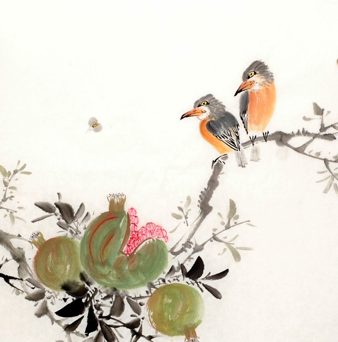 Chinese Flowers&Trees Painting - CNAG012542