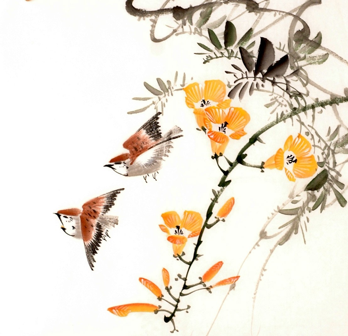 Chinese Flowers&Trees Painting - CNAG012555
