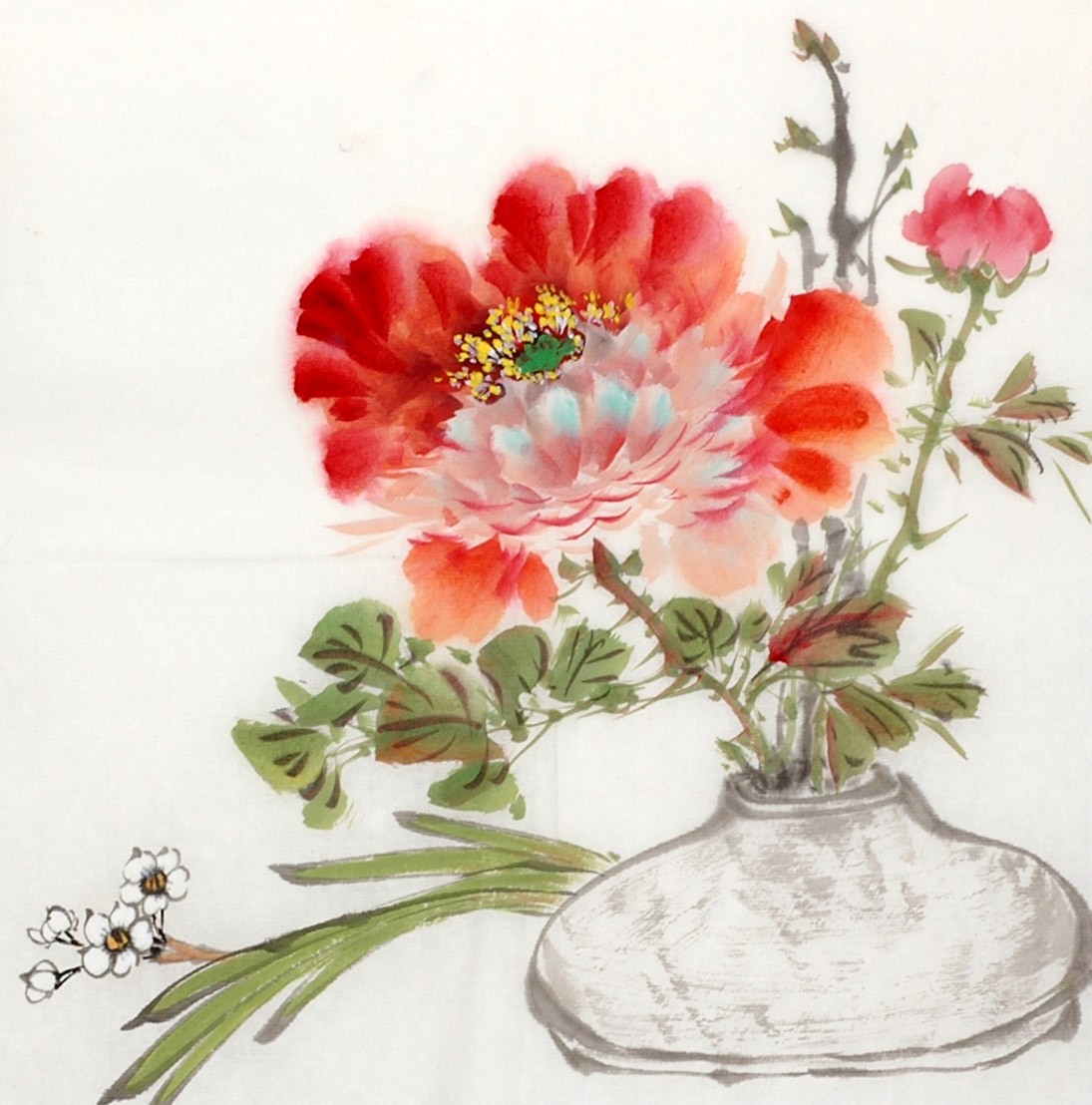 Chinese Flowers&Trees Painting - CNAG012556