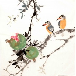 Chinese Flowers&Trees Painting - CNAG012604