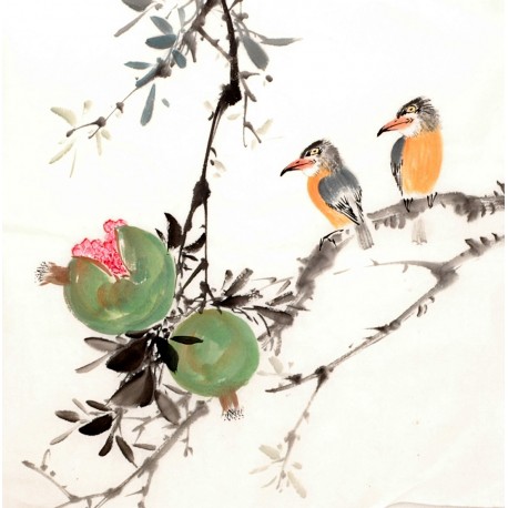 Chinese Flowers&Trees Painting - CNAG012604