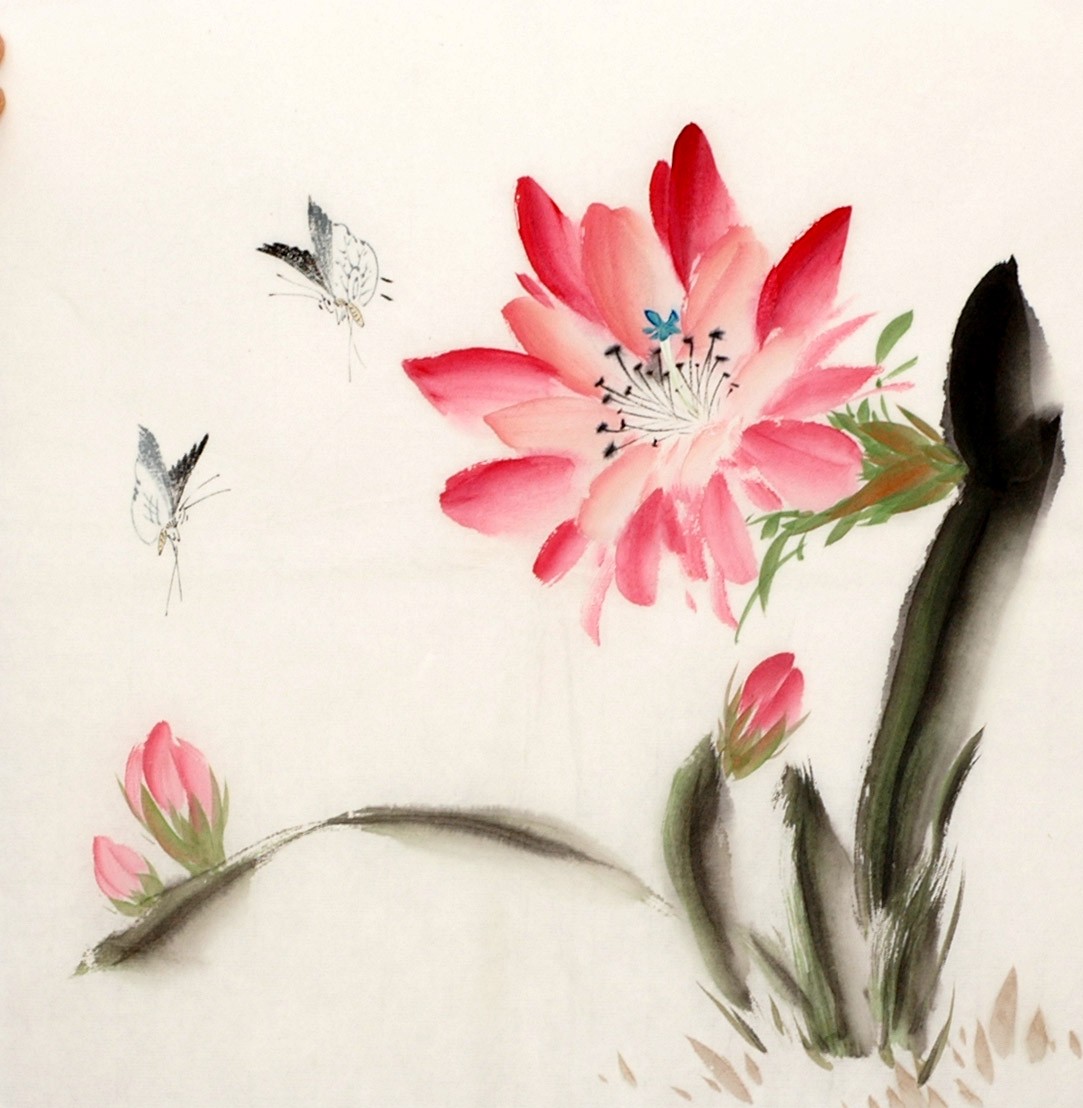 Chinese Flowers&Trees Painting - CNAG012612