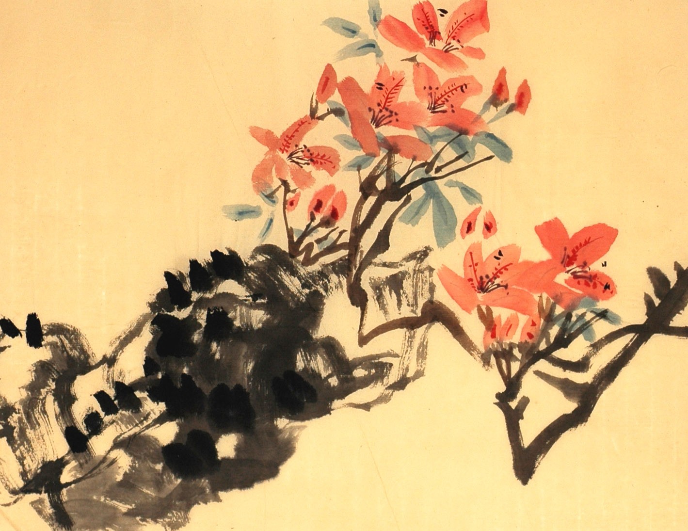 Chinese Flowers&Trees Painting - CNAG012624