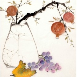 Chinese Flowers&Trees Painting - CNAG012654