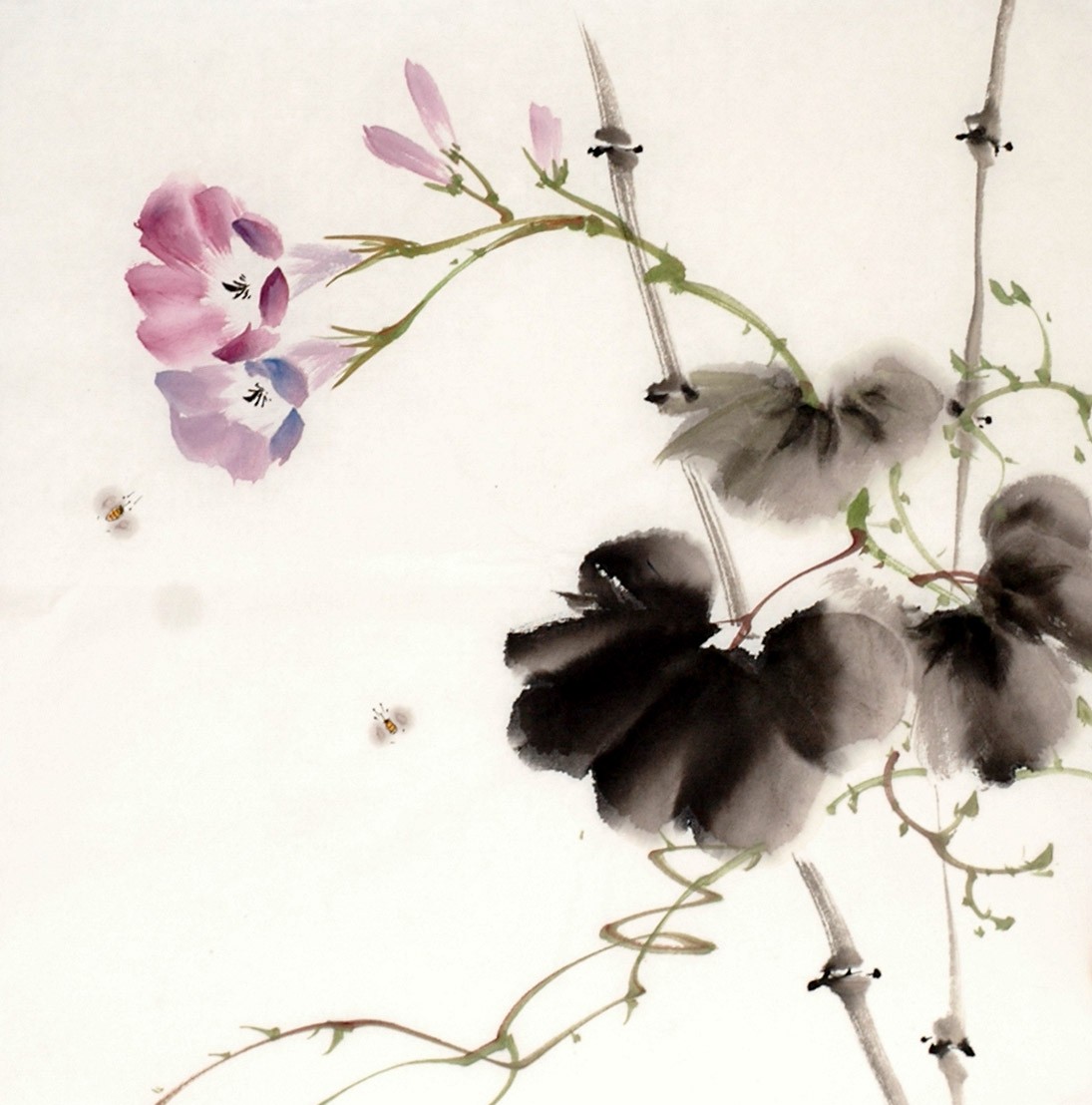 Chinese Flowers&Trees Painting - CNAG012656