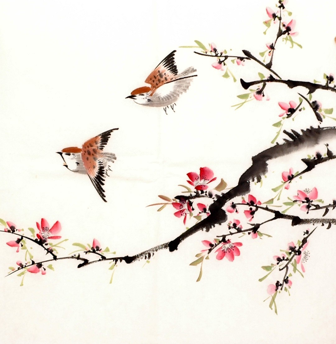 Chinese Flowers&Trees Painting - CNAG012658