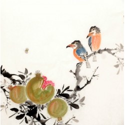 Chinese Flowers&Trees Painting - CNAG012659